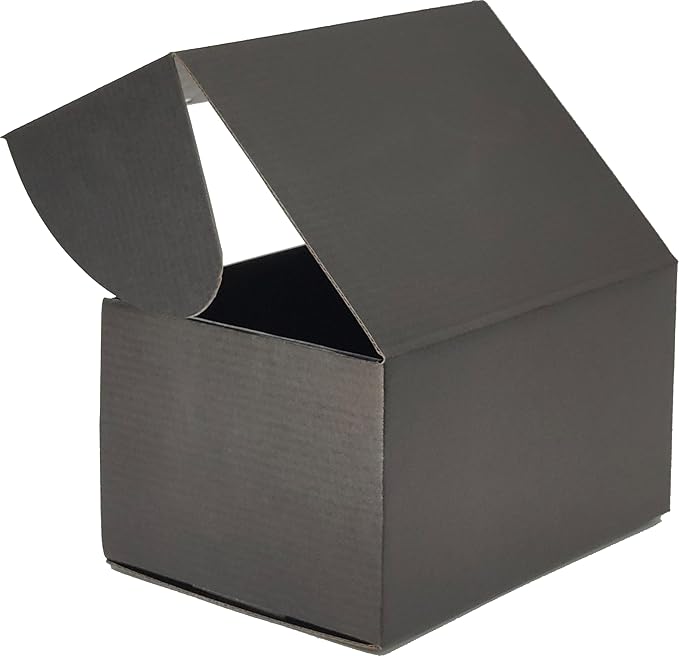 Black Shipping Boxes for Small Business Pack of 15-12x9x6 inches Cardboard Corrugated Mailer Boxes for Shipping Packaging Craft Gifts Giving Products