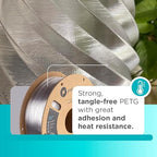 Polymaker PolyLite Clear 3D Printer PETG Filament 1.75mm 1kg, Legacy PETG Formula, +- 0.03mm Dimensional Accuracy, Reliable Everyday Filament, Strong Layer Bonding, Compatible with Most 3D Printers