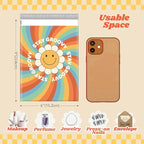 Metronic Cute Poly Mailers 6x9" 1200pc Shipping Bags for Clothes,Self Adhesive Shipping Envelopes for Small Business,Waterproof Mailers Poly Bags for Shipping,Packaging Mailing Bags Rainbow Smile Face