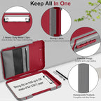 Thicker Clipboard with Storage, Internal Pen Pouch Included, A4 / Letter Size, Reinforced Contractor Clipboard Attached Capacity, Durable Sturdy Clip Boards 8.5x11 with Dual Clip for Outdoor