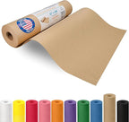 Brown Paper Roll 12" x 2160" (180 feet) - USA-Made Kraft Paper 30lb Thickness - Ideal for Wrapping, Packing, Moving, Shipping, and Arts & Crafts - 100% Recycled Natural Material by IDL Packaging
