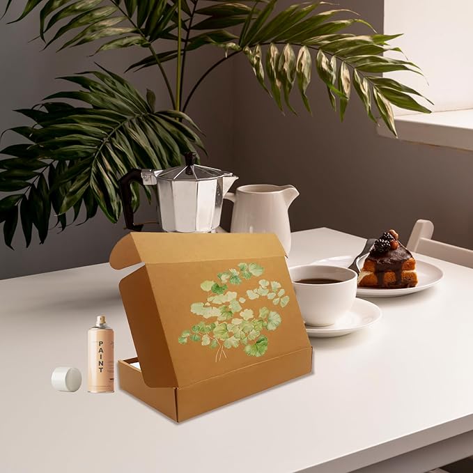 12x7x2 inches Shipping Boxes Bulk 25 Pack Brown, Corrugated Cardboard Box, Mailer Boxes for E-commerce Packaging and Holidays Gift, Small Giving Boxes for Wrapping Mailing Present