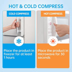 Ankle Ice Pack Wrap for Swelling, Reusable Foot Heel Gel Ice Pack for Injuries Sprained, Hot Cold Therapy Sock Compression for Plantar Fasciitis Pain Relief, Achilles Tendonitis