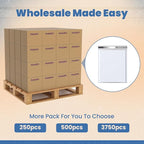 Fuxury Bubble Mailers 10x13 Inch White 250 Pack Bulk Padded Envelopes Thick Mailing Envelopes Bubble Opaque Padded Mailers Shipping Bags for Mailing Book Makeup Small Business