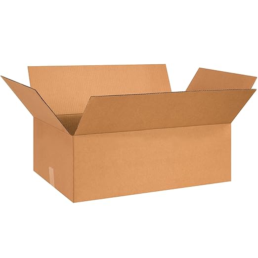 TAPE LOGIC 26x15x7 Flat Corrugated Boxes, Flat, 26L x 15W x 7H, Pack of 20 | Shipping, Packaging, Moving, Storage Box for Home or Business, Strong Wholesale Bulk Boxes