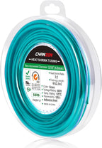 Chanzon 3:1 Ratio 3/16" (4.8mm) Heat Shrink Tubing - Marine Grade Waterproof Adhesive Lined - 8Ft Roll (2.5M Total Length) Green Polyolefin Sleeving Wrap Shrinking 3 to 1 Ratio 1pcs