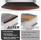 TripleAliners for Ram 1500 2009-2018 & Ram 2500/3500 2009-2026&Ram1500 Classic 2019-2024 Standard Tailgate Mat with Tailgate Cap Top Protector Full-Coverage Truck Bed Cover Liner Replacement