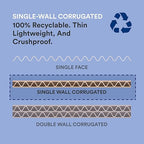 BOX USA Shipping Boxes Small 6"L x 4"W x 2"H, 50-Pack | Corrugated Cardboard Box for Packing, Moving and Storage