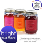 Custom Bright Neon Color Labels, Print Your Own Stickers, Upload Your Design for Printing - Smooth Matte Finish, Strong Adhesive, Crack and Peel - 3.5" x 2" - 25 Sheets per Pack (Pink)