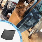 Escape Cargo Mat, All Weather Rear Trunk Tray Cargo Liners Protector Custom Fit Compatible with Ford Escape 2013-2019/Lincoln MKC 2015-2019 Models, 3D Waterproof Durable Odorless Flexible Accessories