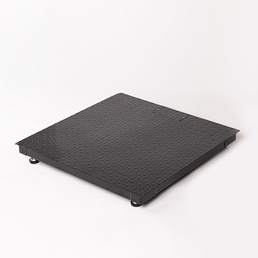 24"x24" Industrial Floor Scale, Heavy-Duty Warehouse Scale with Digital Indicator, Accurate Pallet Scale for Postal Luggage Shipping Mailing Weighing