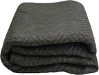 US Cargo Control Moving Blankets 72"x80" MBDELUXE65 Econo Deluxe, (65 lb/doz Weight), Professional Quilted Large Moving Blankets, Furniture Packing Pads for Shipping, Cargo Blanket, Black