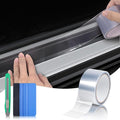 Lypumso Clear Vinyl Wrap Tape, Car Door Edge Guard Door Sill Protector, Transparent Paint Protection Film for Most Cars Rearview Mirror Handle Bumper Window Stair (Clear, 2inch x 30ft)