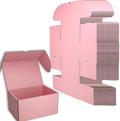 10x7x5 inches Small Shipping Boxes Set of 20 - Pink Mailer Corrugated Cardboard Boxes for Shipping Packaging Mailing Products