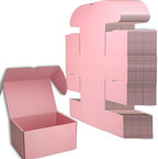 10x7x5 inches Small Shipping Boxes Set of 20 - Pink Mailer Corrugated Cardboard Boxes for Shipping Packaging Mailing Products