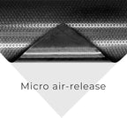 VViViD+ Honeycomb Matte Black Small Pattern Car Wrap Vinyl (3ft x 5ft)