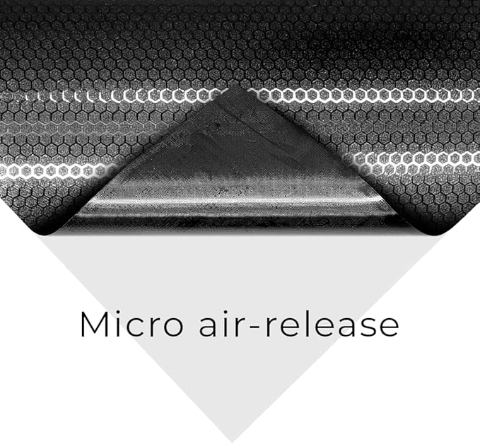 VViViD+ Honeycomb Matte Black Small Pattern Car Wrap Vinyl (50ft x 5ft)