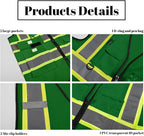 Safety Vest Reflective High Visibility with 5 Pockets ＆Zipper Class 2 Adult Unisex Construction Security Workwear