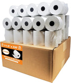 BPS Free & BPA Free Thermal Paper (10 Rolls) 3 1/8 x 230 Receipt Rolls fits all Clover POS Cash Register Printers, Star Micronics SCP700 TSP100 TSP300 TSP400 from BuyRegisterRolls