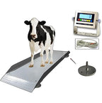 SellEton SL-929 Livestock & Cattle Alleyway Scale with The Size XL-8’ x 48" | 5000 lbs x 1 lb