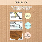 4 x 3 Direct Thermal Label, 850 Labels per Roll - for Zebra, Arkscan and All Other Non-Dymo Thermal Label Printers.