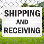 "Shipping And Receiving" Sign By SmartSign | 18" x 24" Aluminum