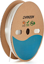 Chanzon 3:1 Ratio - 80ft Roll - Heat Shrink Tubing 3/16" (4.8mm) - Marine Grade Waterproof Adhesive Lined - (25M Total Length) Clear/Transparent Polyolefin Sleeving Wrap Shrinking 3 to 1 Ratio 1pcs