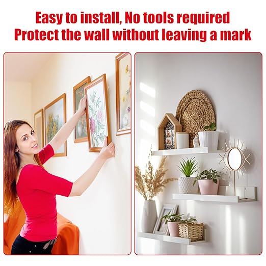 Double Sided Tape Heavy Duty, Waterproof Mounting Foam Tape, 16.5ft Length, 1.38in Width, High Temperature Resistant Adhesive Tape for Car, LED Strip Light, Office Decor, Made of 3M VHB Tape.