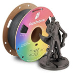 Panchroma PLA Dark Grey 3D Printer Filament, 1.75mm, 1kg Spool, Easy to Print, High Speed Printing, Tangle Free, AMS Compatible, Perfect for Toys, Decor, Miniatures, Models & Cosplay