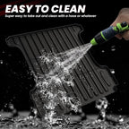 LASFIT 5FT7 Truck Bed Mat for Ram 1500/1500 RHO 2019-2026 & RAM 1500 Classic 2019-2024 Short Bed (5.7 FT / 67.4inches) Not for Rambox, All Weather Custom Fit Truck Cargo Bed Liner, Black