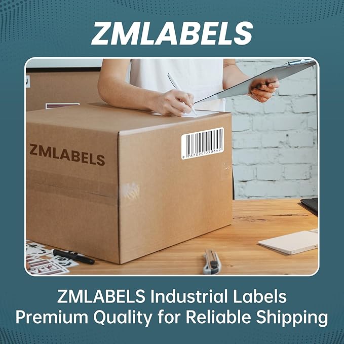 Compatible Thermal Labels Replacement for Zebra (【2.25" x 1.25"】 16 Rolls/16000Labels)