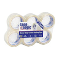 Tape Logic 2" x 55 yds Acrylic Packing Tape 2.6 Mil, Clear (6-Pack) Heavy Duty Packing Tape Rolls for Sealing Boxes at Home, Warehouse, & Office, Supplies for Packaging, Shipping, Moving