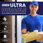 Kraft Bubble Mailer - 500 Pack 4x8 Inch, Padded Shipping Envelopes - Bulk Yellow Padded Mailing Envelopes for Mailing Documents & Much More (Made in USA)