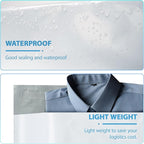 NB 6x9 Inch – 100 Pcs White Poly Mailers Strong Adhesive Self-Seal Shipping Envelopes, Tear & Water Resistant Packaging for E-Commerce and Small Business