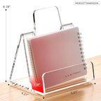 Acrylic Brochure Holder 5x6 Inch,Clear Pamphlet Holder Display Stand for Trifold 4&5&6 Inch Flyers,Pamphlets,Booklets,Menu,Leaflets for Office,Home,Store,1 Pack,A5