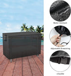Outdoor Prep Table Cover 48 Inch,Waterproof Patio Stainless Steel Metal BBQ Table Cover All Season Protection for Outdoor Table - 48 x 24 x 35 Inch