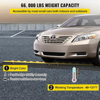 VEVOR 5 Pack Rubber Cable Protector Ramp 2 Channel Heavy Duty 66,000 lbs Load Capacity Cable Wire Cord Cover Ramp Speed Bump Driveway Hose Cable Ramp Protective Cover (2-Channel, 5 Pack-66,000 lbs)