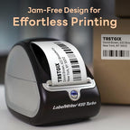 Compatible DYMO 30323 (2-1/8" x 4") Shipping Labels, Direct Thermal Name Badge Label Replacement for DYMO LabelWriter 450, 4XL, Rollo, Zebra (12 Rolls / 2640 Labels), TRSTGIX