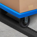 VEVOR 2 PCs Thermoplastic Rubber Drop Over Cable Cover Ramp, 2,000 lbs/axle Load Capacity, Heavy Duty Cable Hose Protector Ramp, Floor Cord Cover for High Walking Traffic Areas Home Office Warehouse