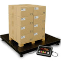 Industrial Floor Scales, 48"x48" 10000lbx1lb Accurate Pallet Scale with Smart Digital Indicator, Heavy-Duty Shipping Scale for Postal Luggage Shipping Mailing Weighing (4'x4')