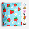 10x13 Poly Mailers – Summer Strawberries – Waterproof, Tear-Resistant Shipping Bags with Adhesive Seal – 100 Pack – Package Mint
