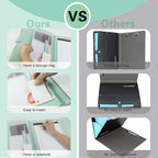 Green Expandable File Folders with One Notebook, Expanding Receipt Organizer, Accordion Folder File Folders, Important Document Organizer, Accordion Folder for Office/School