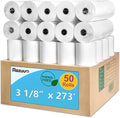 3 1/8 X 273 Thermal Receipt Paper Rolls- Fits All Pos Cash Registers, For Clover POS Cash Register Printers-Premium Quality German Paper- 50 Rolls