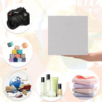 PETAFLOP 7x7x7 Shipping Boxes Set of 25, Small White Cardboard Mailer Box for Packing, Mailing, Business,DIY