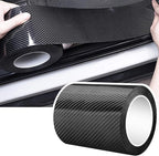 DGSL Car Door Edge Guards Door Sill Protector, 4In x 19.7Ft 5D Carbon Fiber Car Wrap Film, Vinyl Automotive Wrap Film Anti-Collision Fits for Most Car (Black)