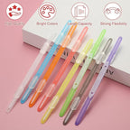 PATIKIL 20 Pcs Loose-Leaf Paper Binding Clamps, Yellow Plastic Paper Organizers Notebook Fasteners Reusable Prong Binder Clip for Home Office File Report Chart Documents