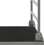 Heavy Duty Foldable Platform Truck Cart with 4 Wheels,41'' L x 25'' W Steel Rolling Flat Cart Push Cart Dolly Large Hand Truck Dolly 2200LBS Capacity Moving Hand Dolly for Groceries,Garage,Warehouse