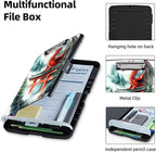 Clipboard with Storage Box & Pen Holder,Heavy Duty Clip Boards 8.5x11 for Nursing,High Capacity,School & Office Supplies,Dragon Torii