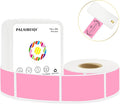 1x2 Inch Thermal Labels,500PCS Rectangle Stickers,Waterproof Removable Blank Stickers for Address,Jars,Freezer Containers & Pantry Organization,Pink