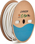 Chanzon 3:1 Ratio - 80ft Roll - Heat Shrink Tubing 5/16" (7.9mm) - Marine Grade Waterproof Adhesive Lined - (25M Total Length) White Polyolefin Sleeving Wrap Shrinking 3 to 1 Ratio 1pcs